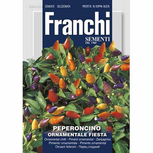 1 szt, Papryka ozdobna Sarbatoare Morami - Nasiona: Ilość w opakowaniu: 2 g