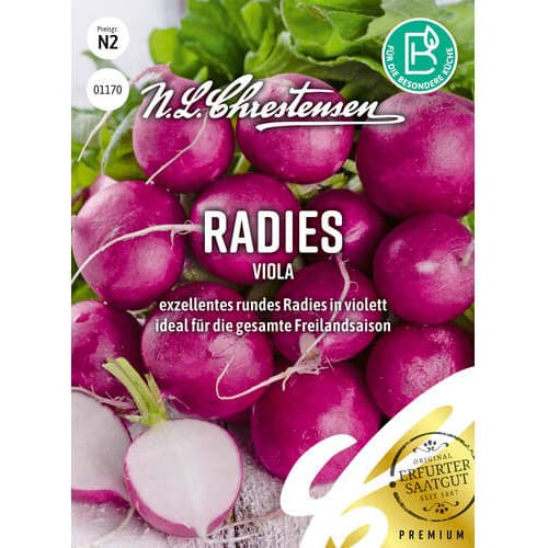 Rzodkiewka Viola - Nasiona, Ilość w opakowaniu: 1 opak - GradinaMax