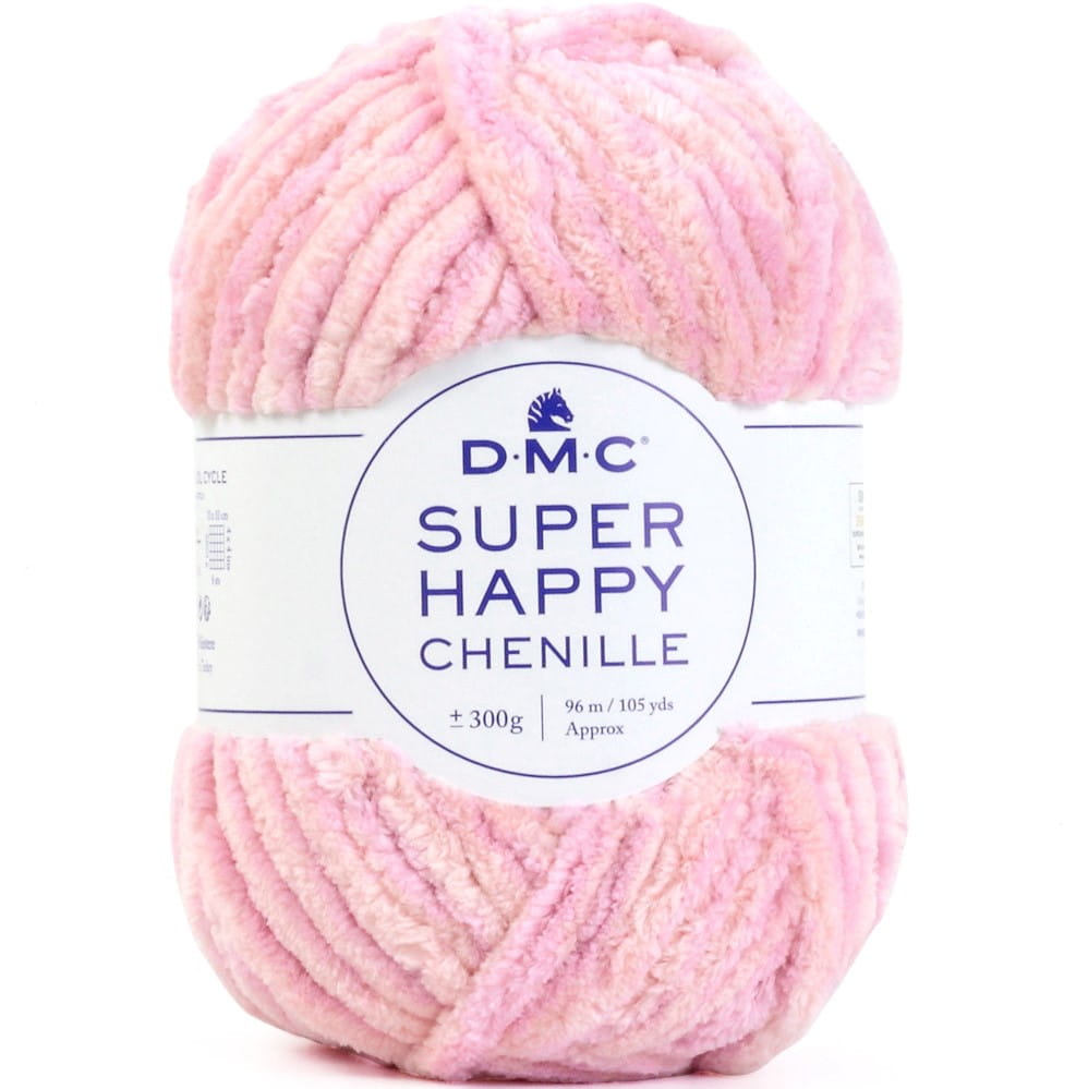 Super Happy Chenille kol. 155 różowy