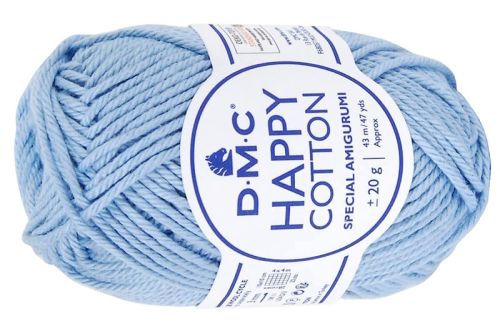włóczka HAPPY COTTON DMC 751 / błękitny