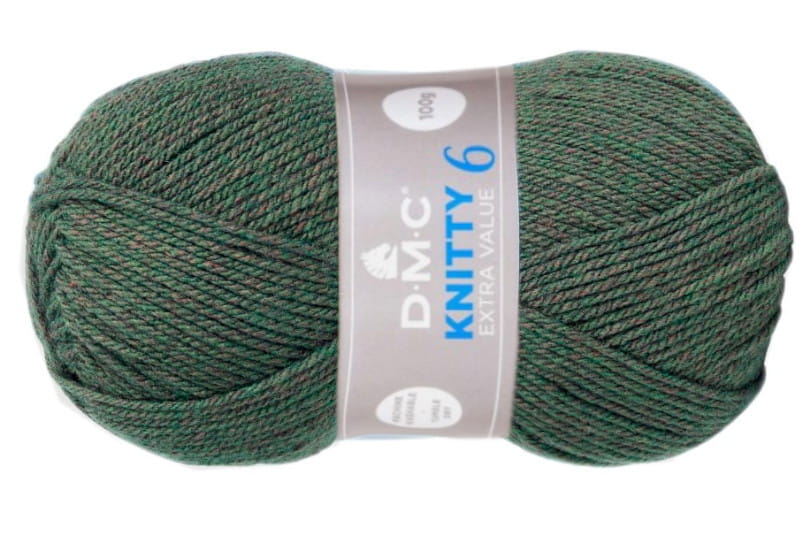 włóczka DMC KNITTY 6 kol. 904 / zielony melanż