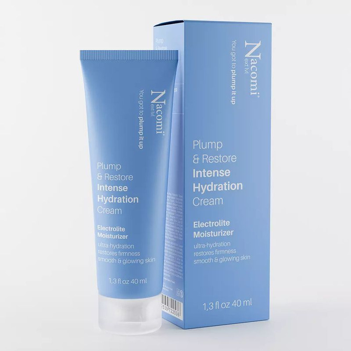 Nacomi Next Level Krem intensywnie nawilżający z elektrolitami, 40 ml