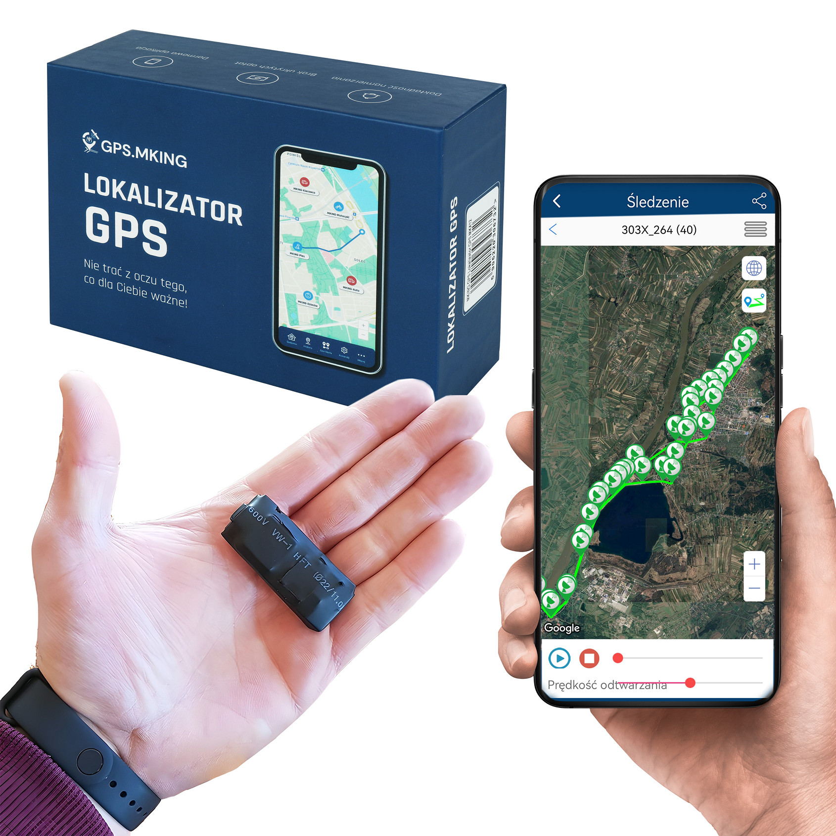 Lokalizator GPS MICRO S7 PODSŁUCH NAGRYWANIE