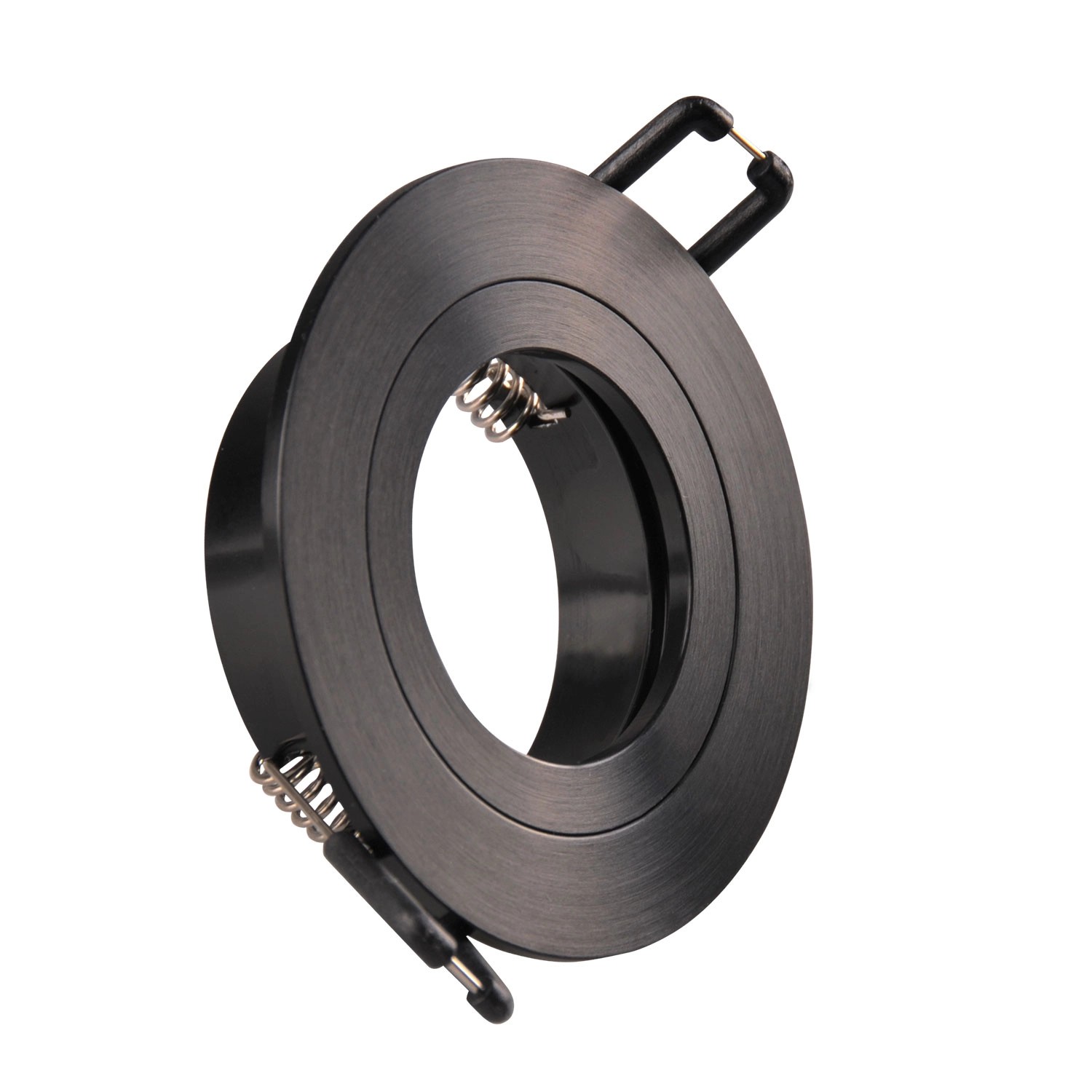 Goldlux Oprawa podtynkowa FEBE okrągła czarna z oprawką GU10