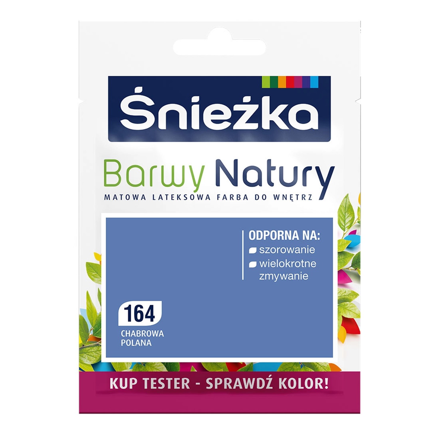 Tester farby Śnieżka Barwy Natury chabrowa polana 25 ml