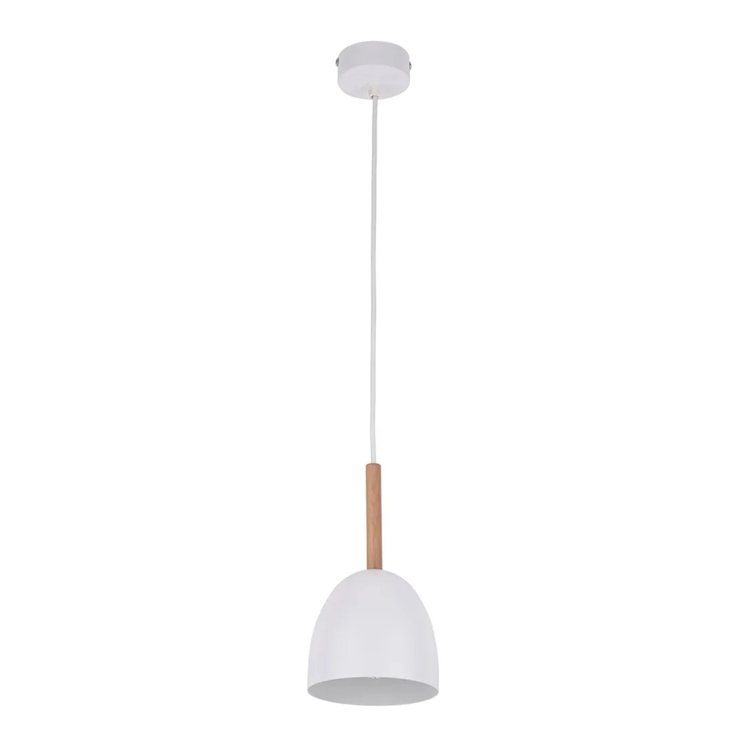 TK Lighting Lampa wisząca NORD WHITE 1xE27 15W