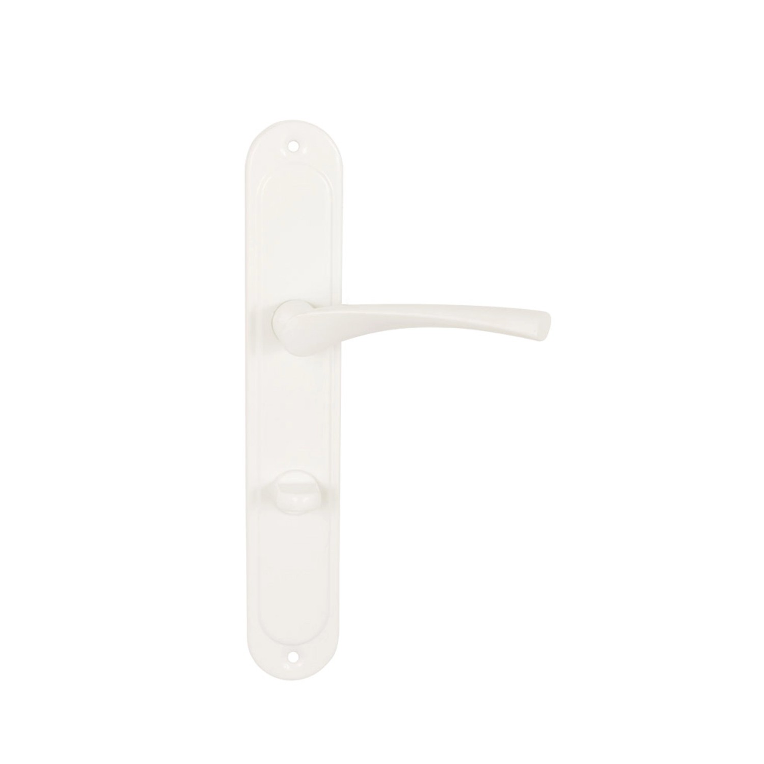 Domino Klamka Eva szyld WC biała