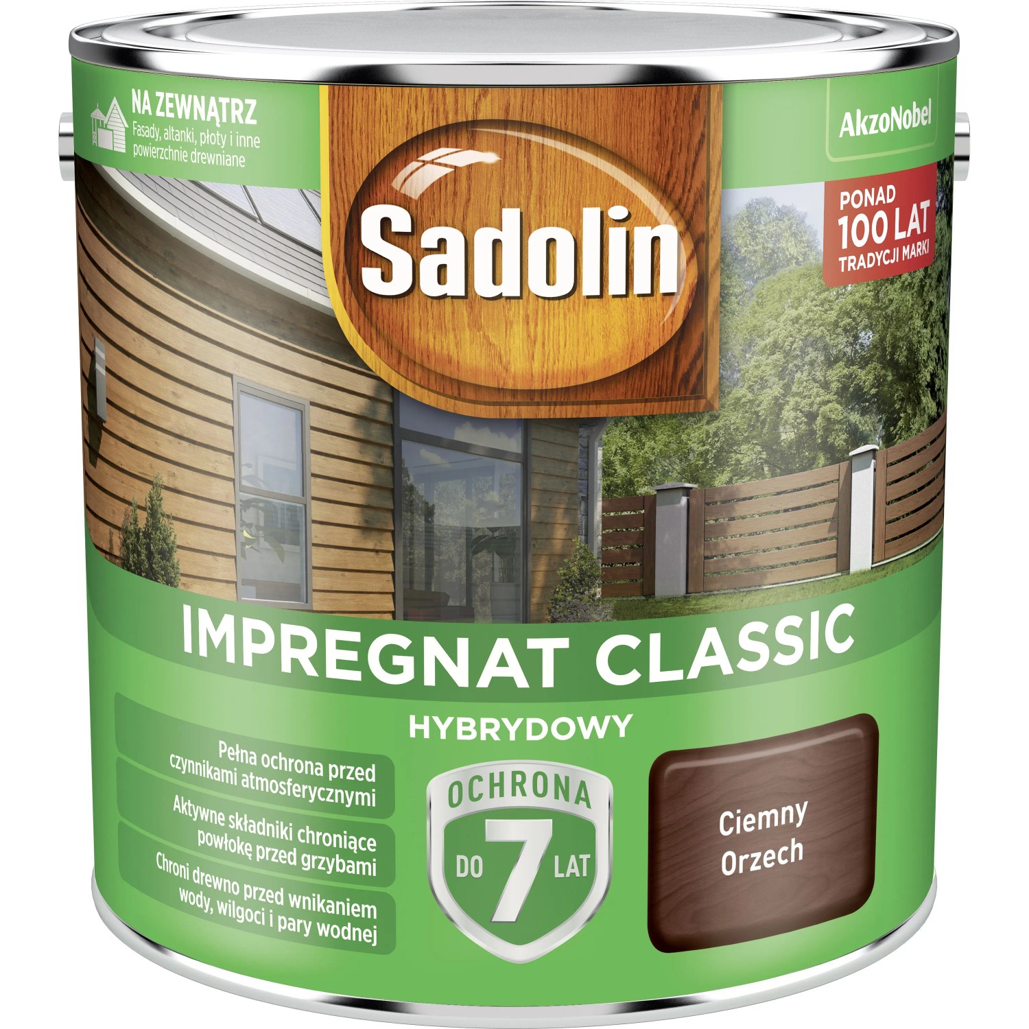 Sadolin Impregnat Classic ciemny orzech - 2,5L