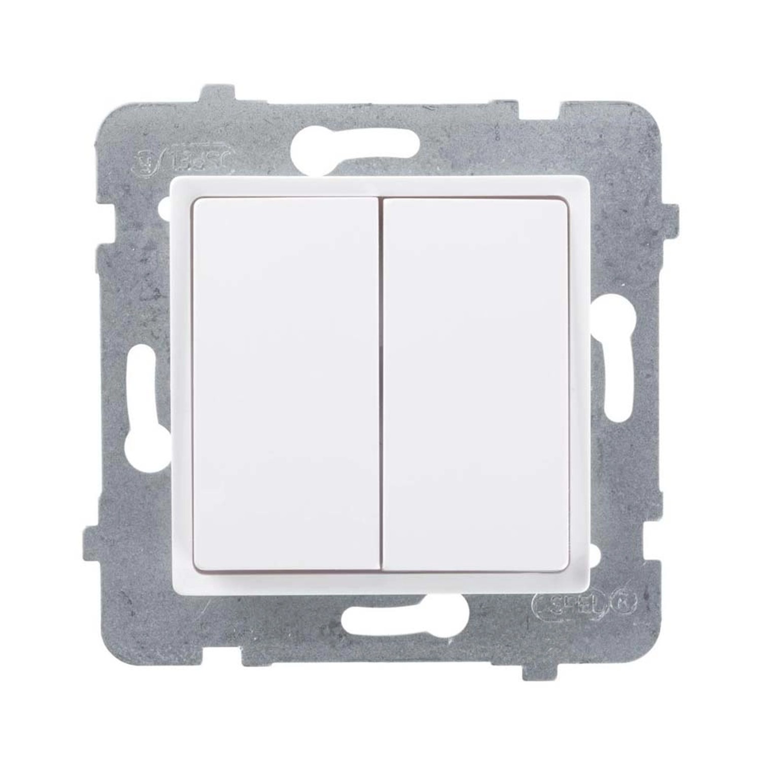 Łącznik Rosa podwójny biały