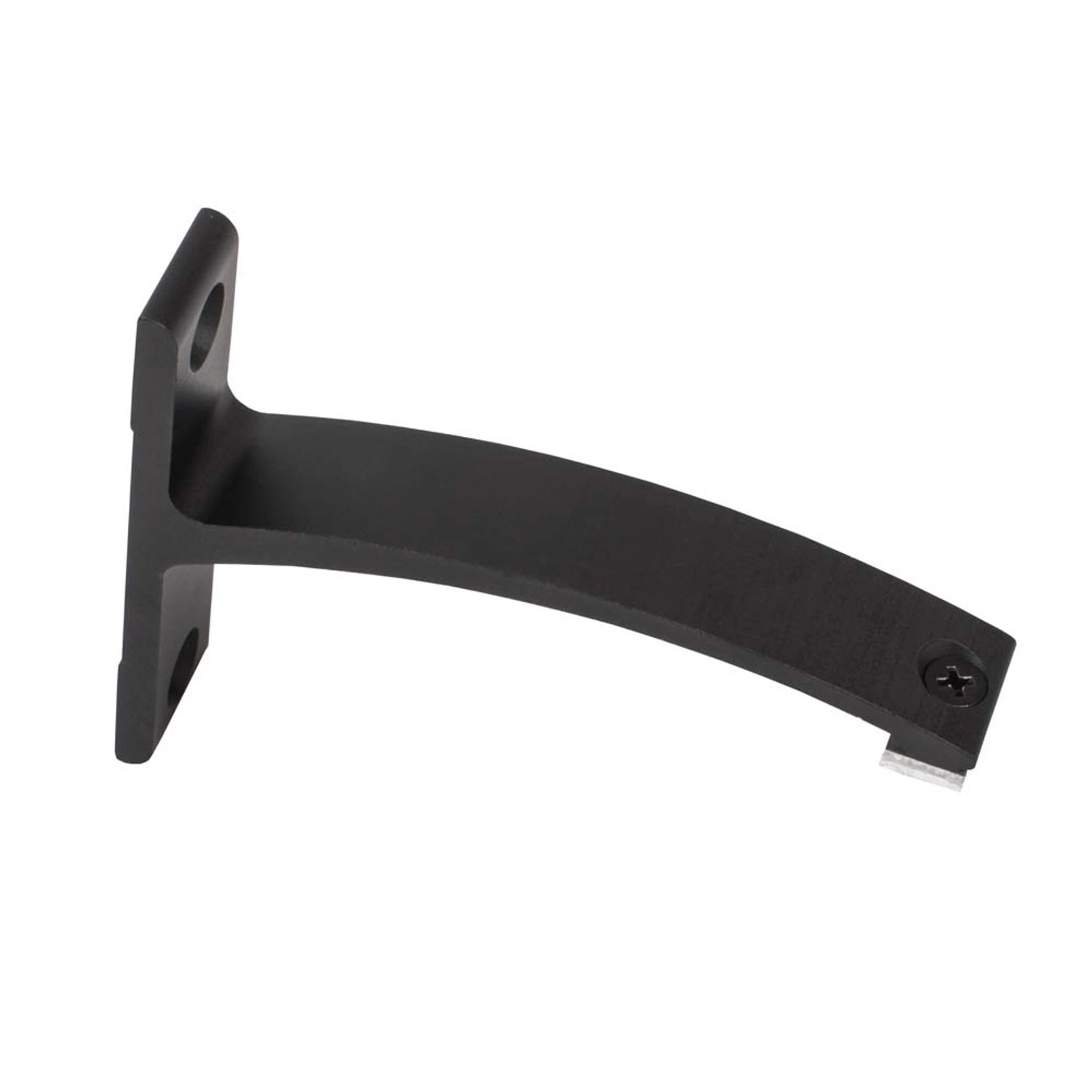 Kowalski Wspornik pojedynczy aluminiowy czarny 10 cm