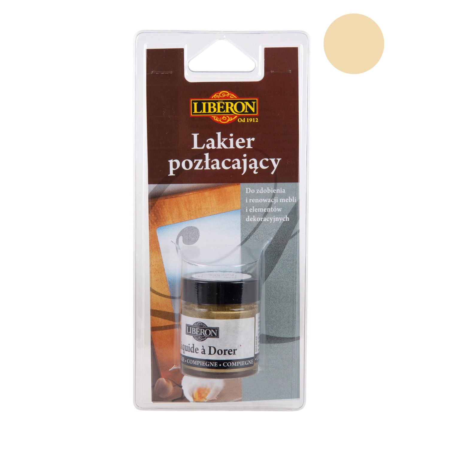 Liberon Lakier pozłacający bogate złoto 30 ml