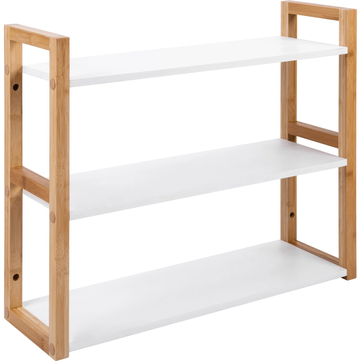 BALIV Regał łazienkowy wiszący 3 półki 64,5x20x53cm