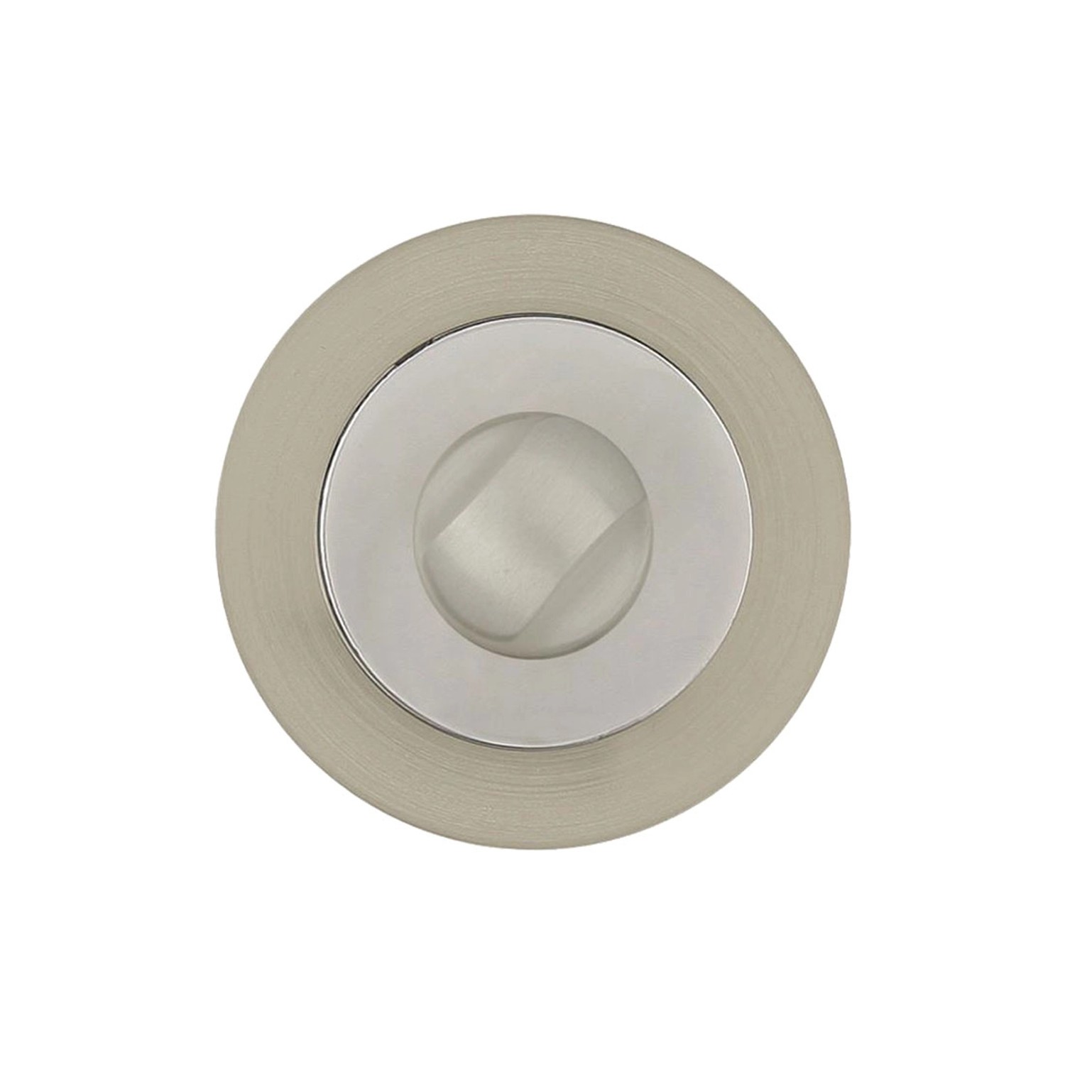 Domino Rozeta okrągła WC chrom nikiel