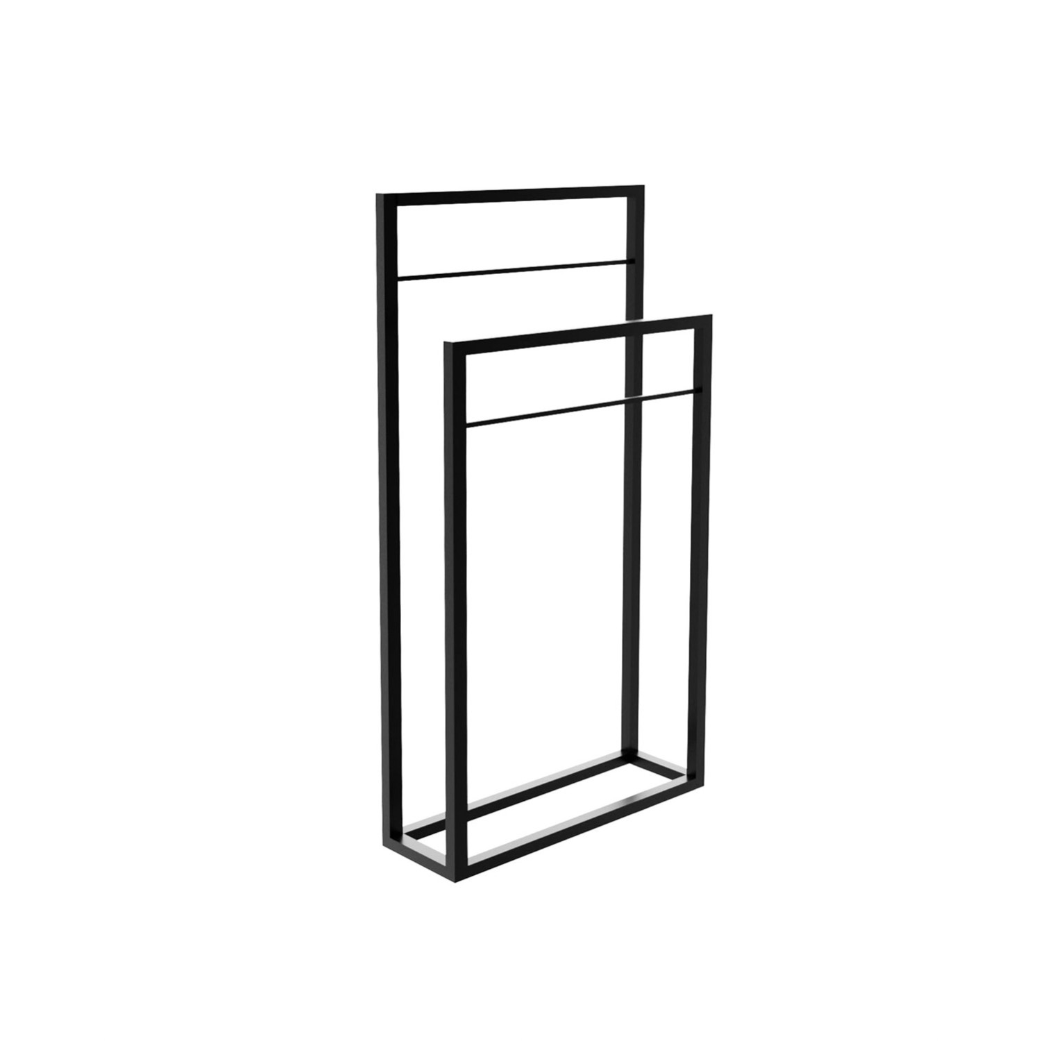 Wieszak na ręczniki Frode Black 50x25x90