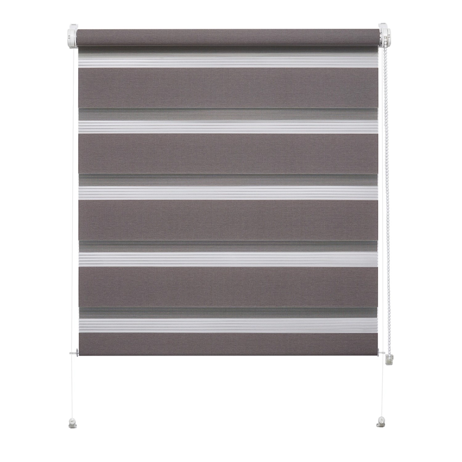 Mini roleta ZEBRA CLASSIC Dzień/Noc popielata 68 cm x 215 cm