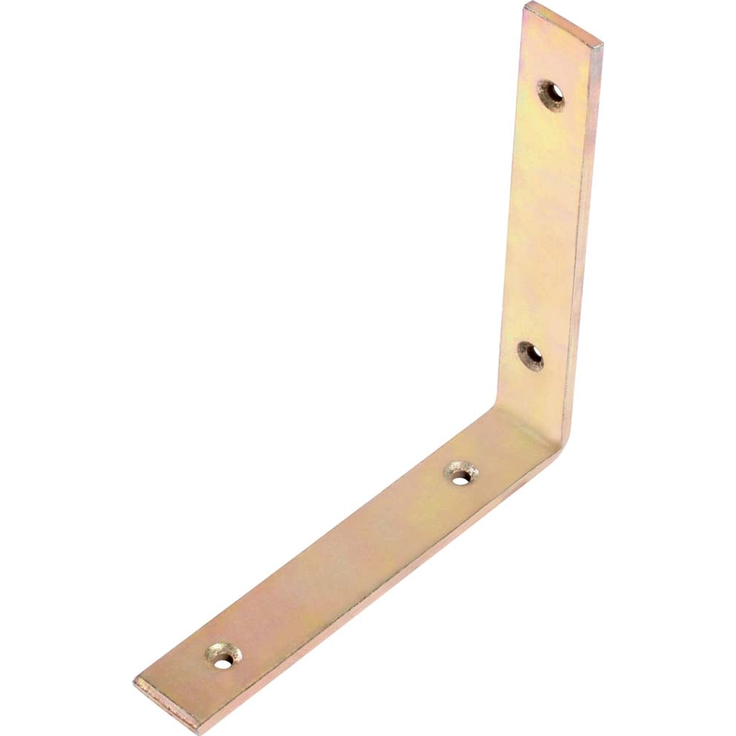 Kątownik meblowy 150 mm x 150 mm x 25 mm ocynkowany na żółto