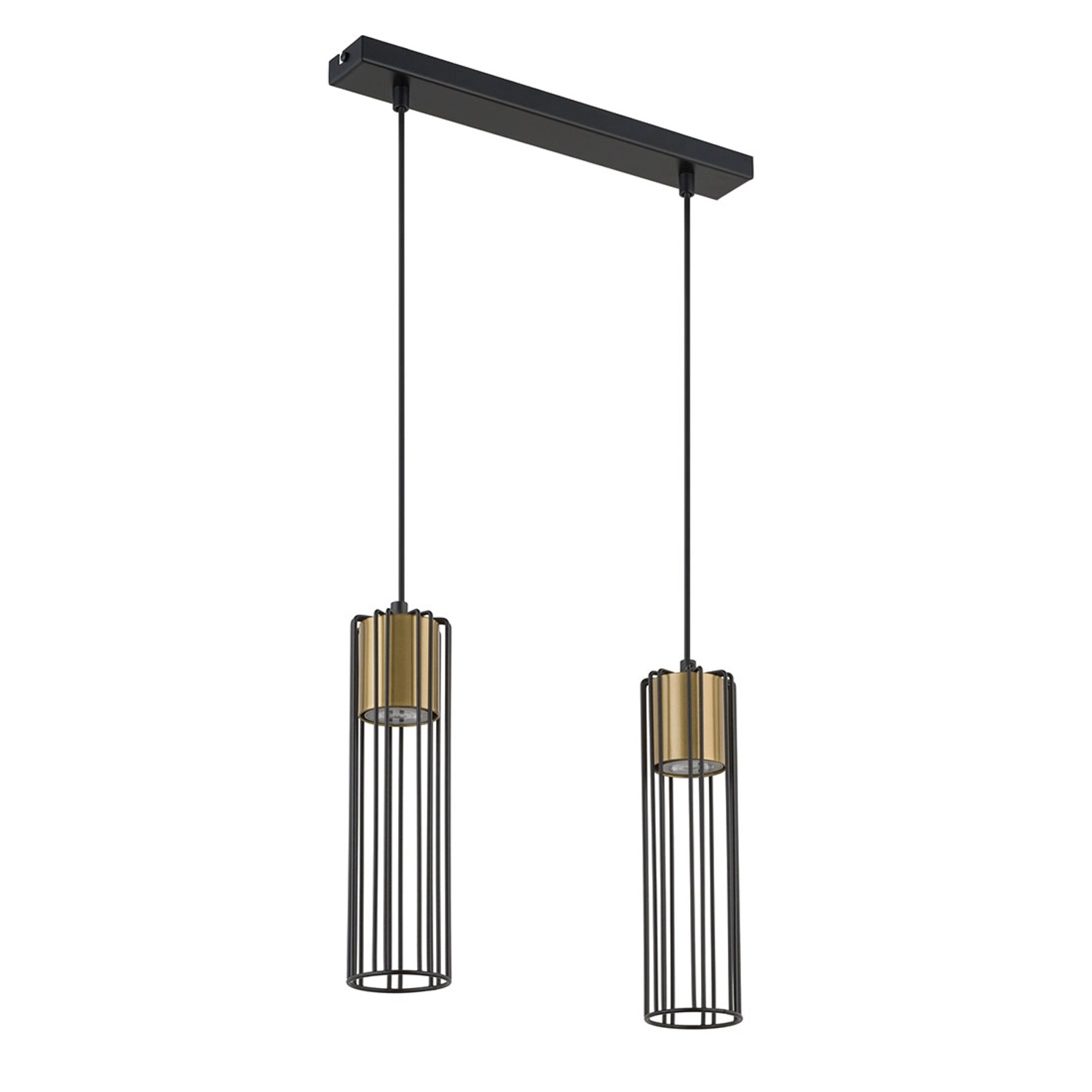 Sigma Lampa wisząca FOBIA 2x25W GU10 czarno-złota