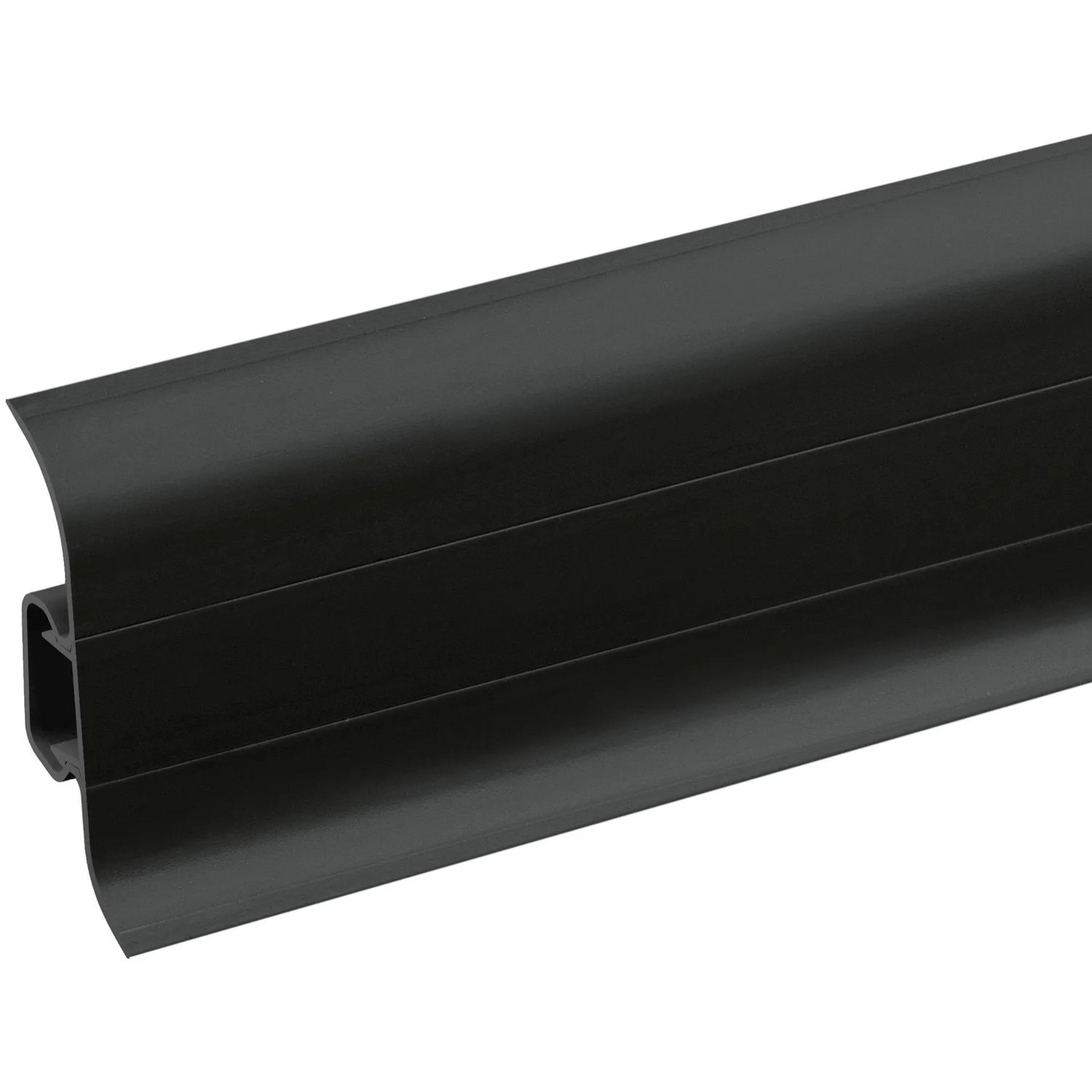 Cezar Listwa przypodłogowa Premium PVC Czarny RAL9005 59x22x2200