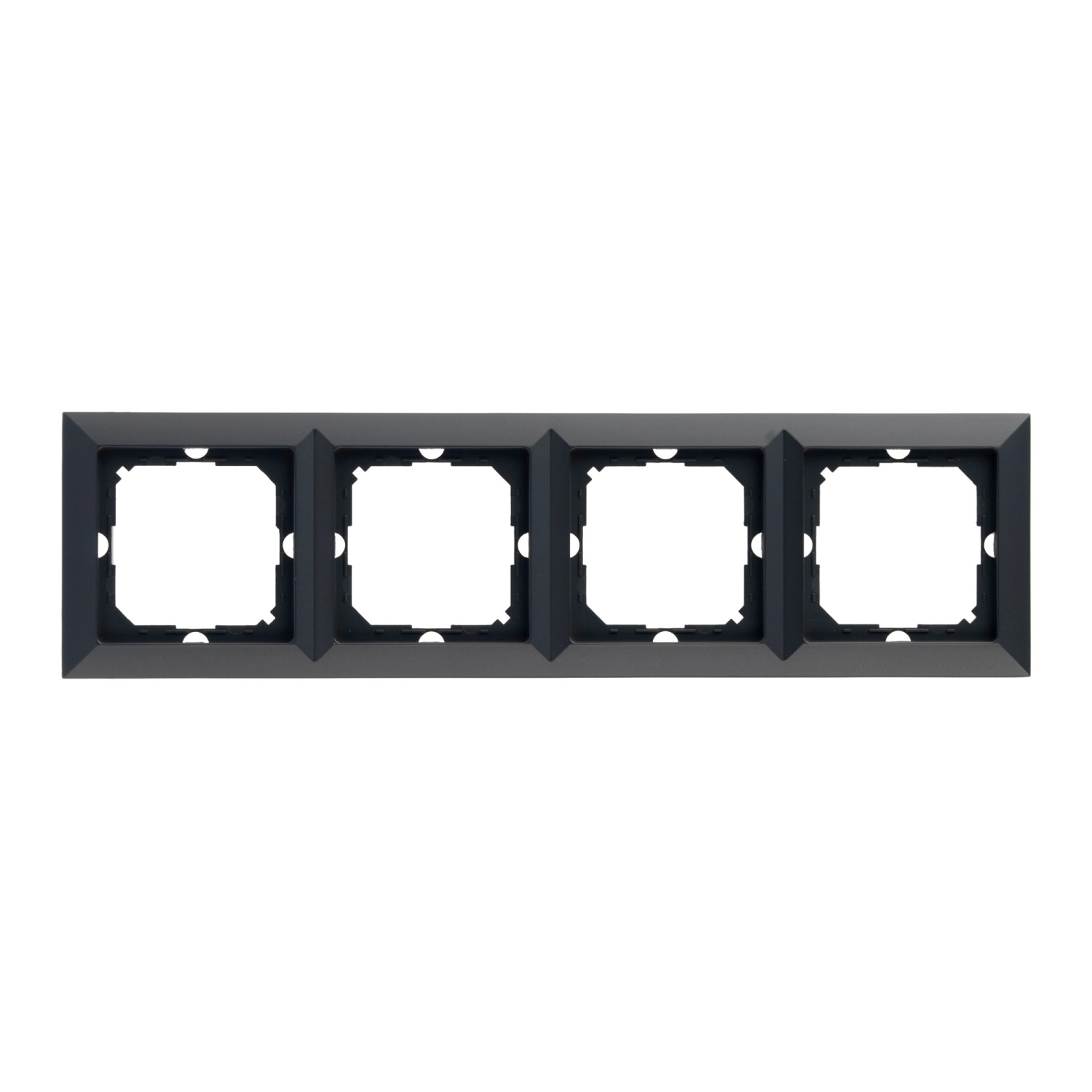 Ramka Perła poczwórna czarna