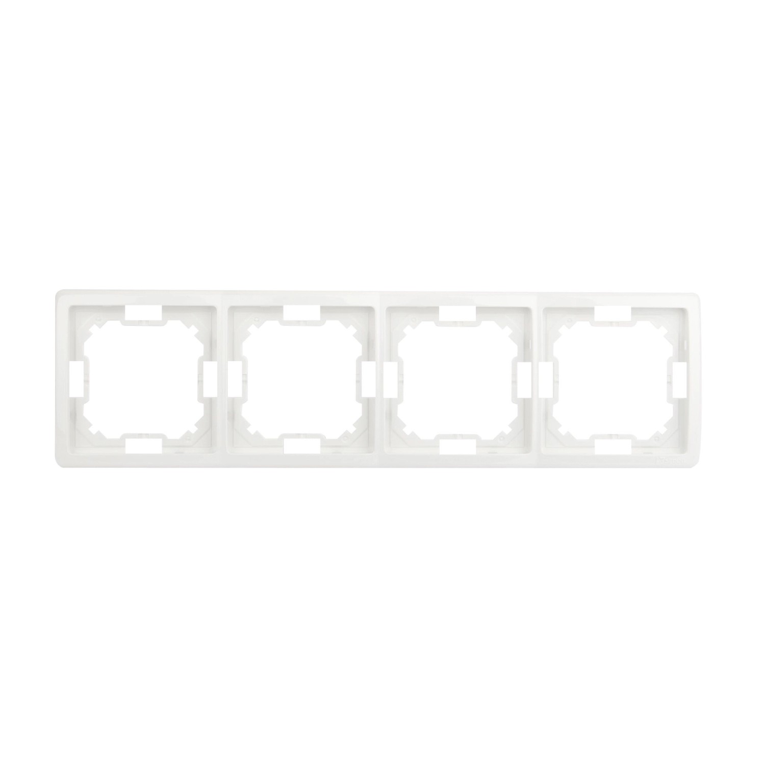 Simon Ramka Basic Moduł poczwórna biała