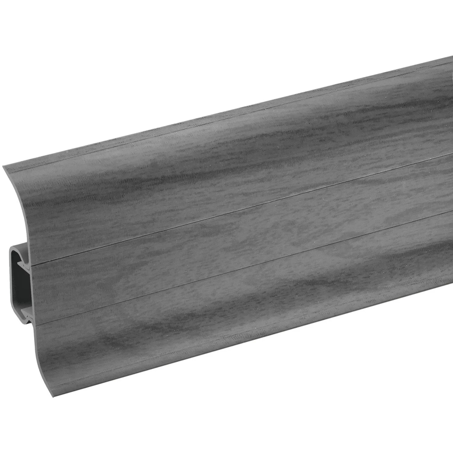 Cezar Listwa przypodłogowa Premium PVC Dąb Szary Ciemny 59x22x2200