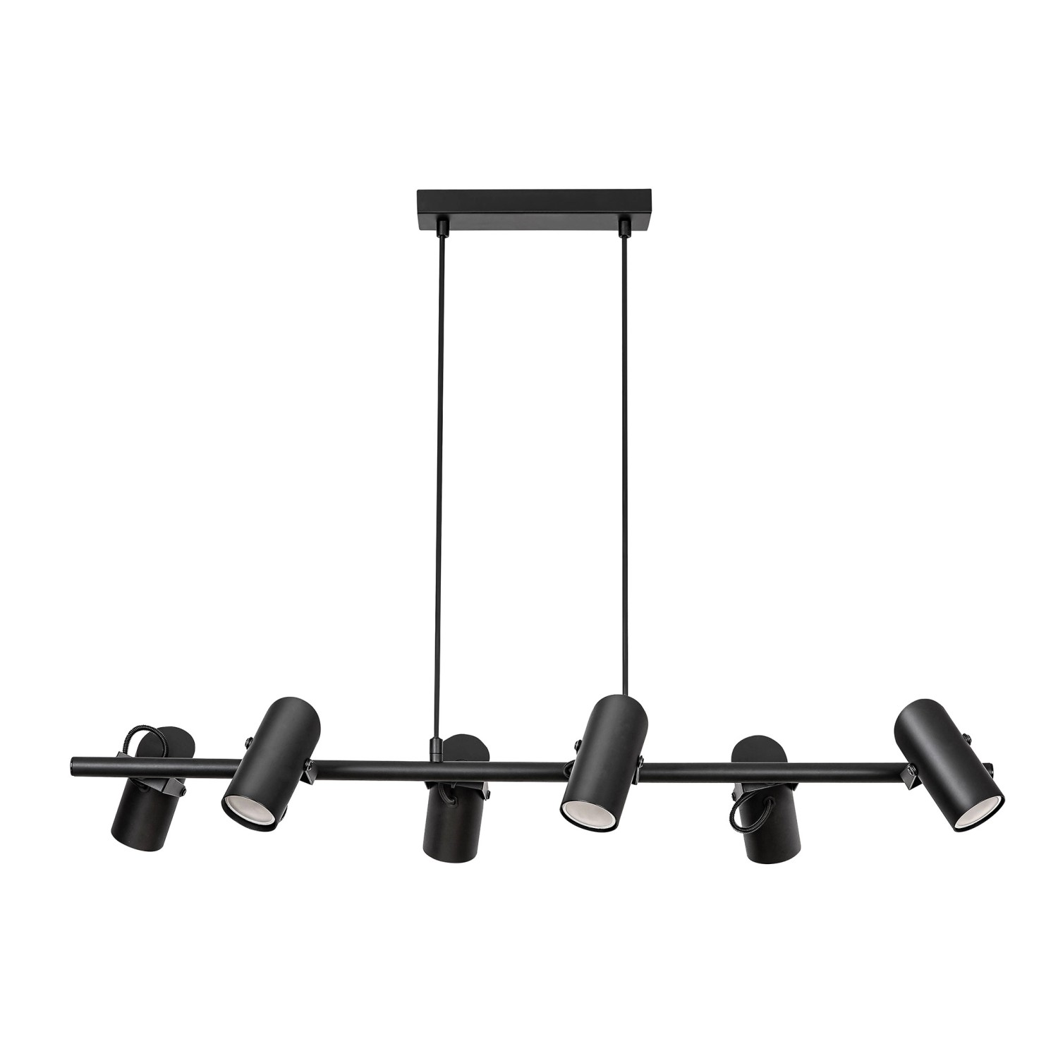 Rabalux Lampa wisząca Maximillian 6x25W GU10 czarna