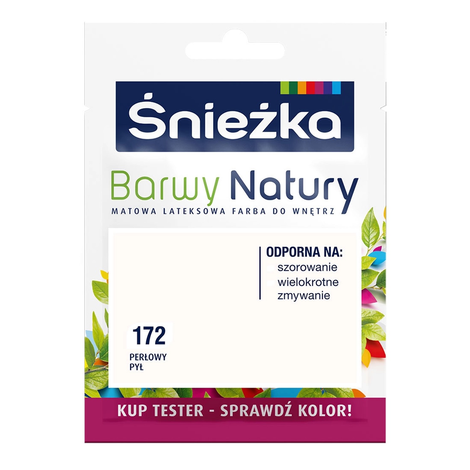 Tester farby Śnieżka Barwy Natury perłowy pył 25 ml