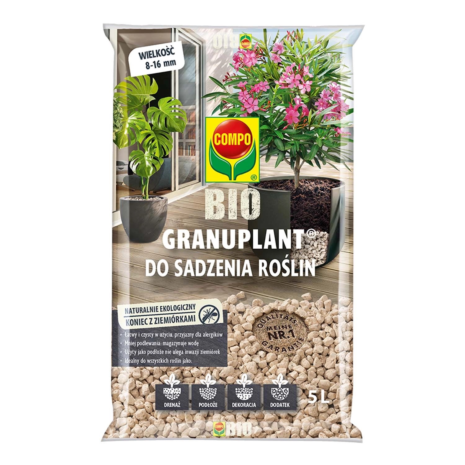 Compo Granulat BIO 8-16 mm - 5 l