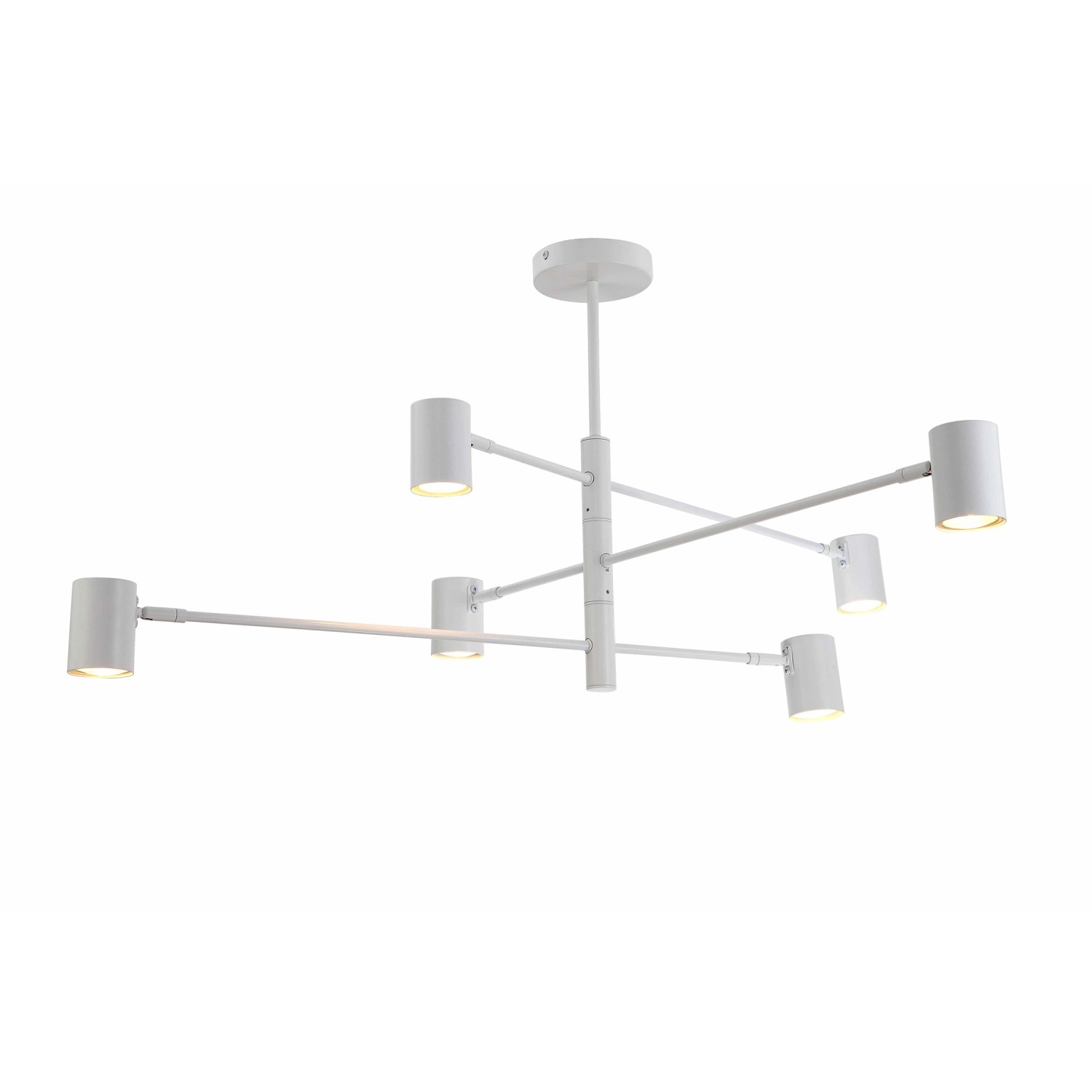 Light Prestige Lampa sufitowa SNOW 6x8W GU10 biała