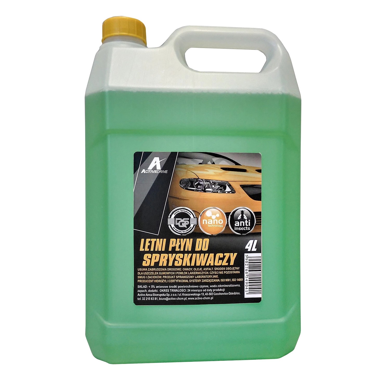 Active Płyn do spryskiwaczy letni 4L
