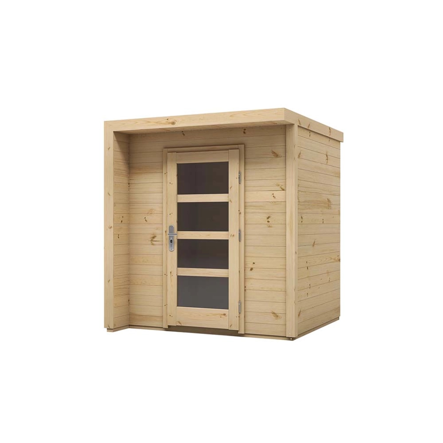 Domek ogrodowy Bratek z podłogą przeszklony - 204 x 202 cm, wys. 228,9 cm