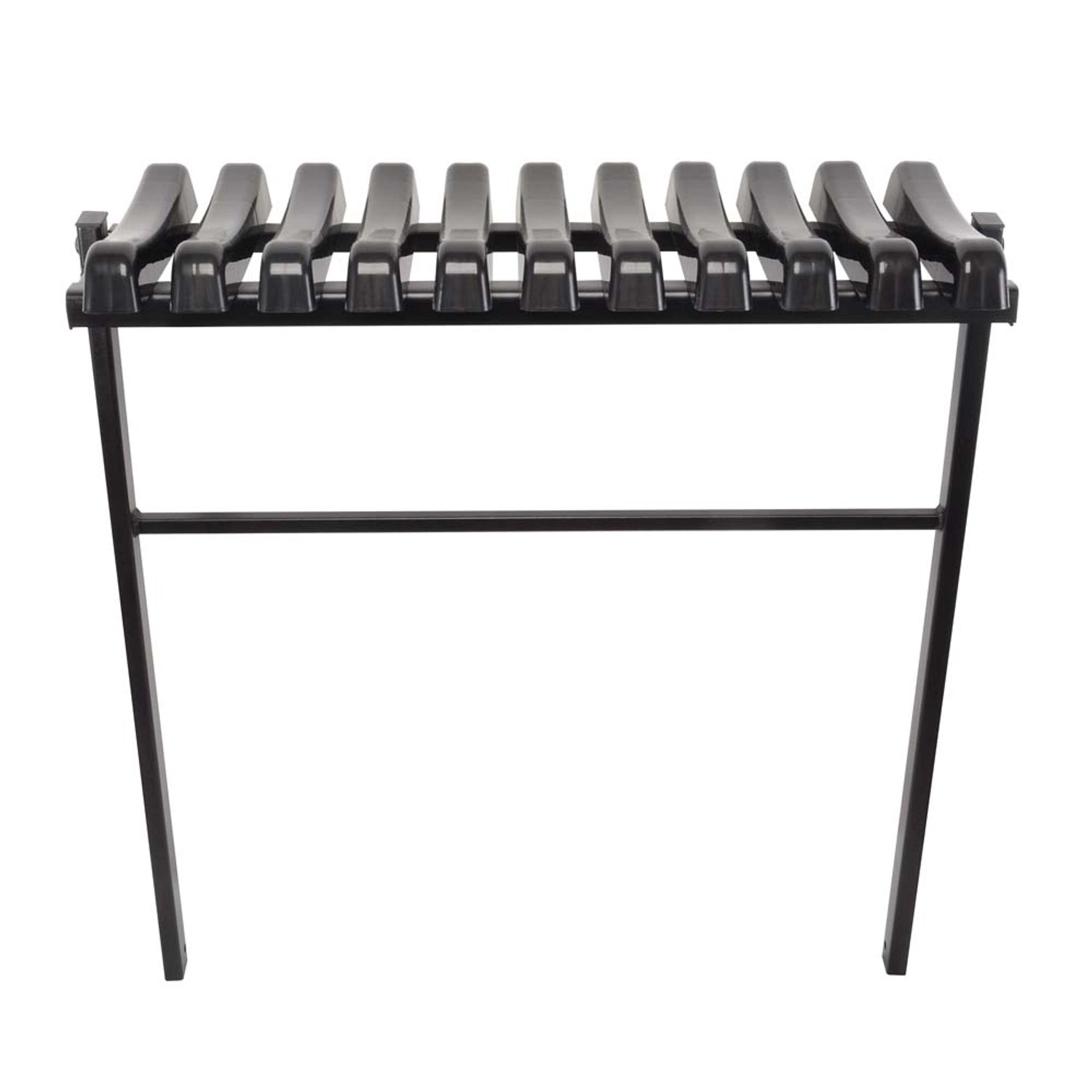 Ławka cmentarna składana czarna