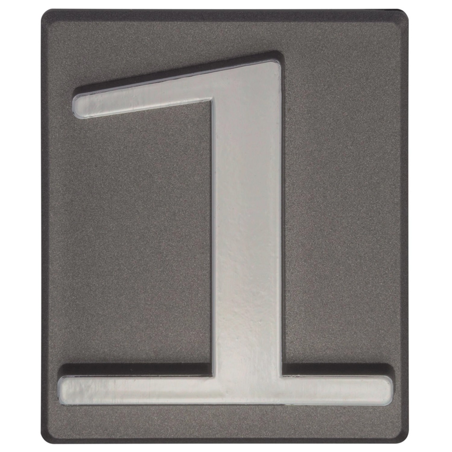 Metro Cyfra 1 plastikowa samoprzylepna grafitowa wys. 4,7cm