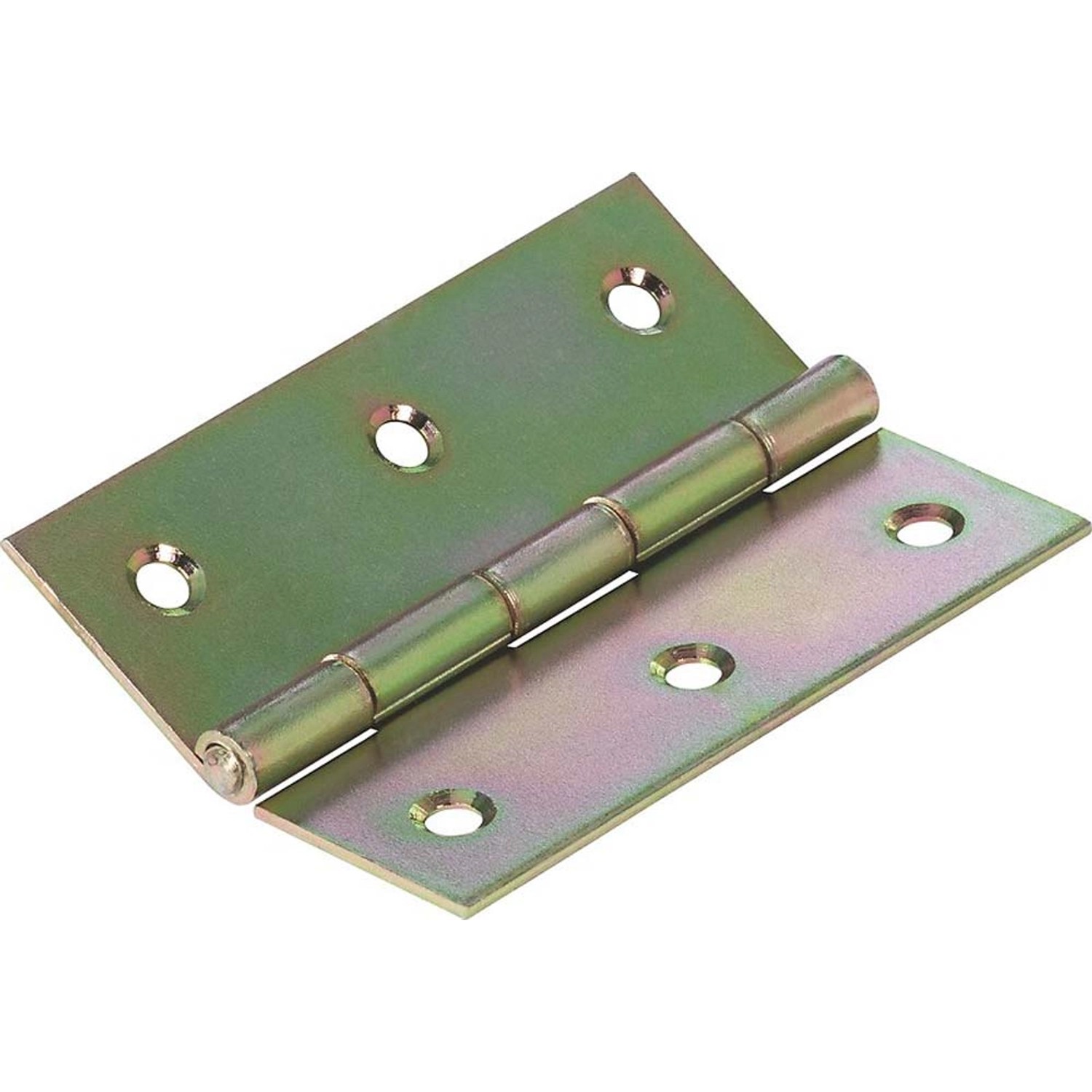 Zawias półszeroki 80 mm x 58 mm ocynkowany na żółto