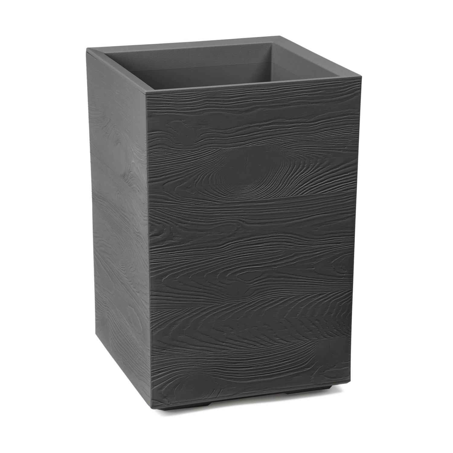 Kwietnik Karo deska antracyt recycled wym. 40x40x60 cm