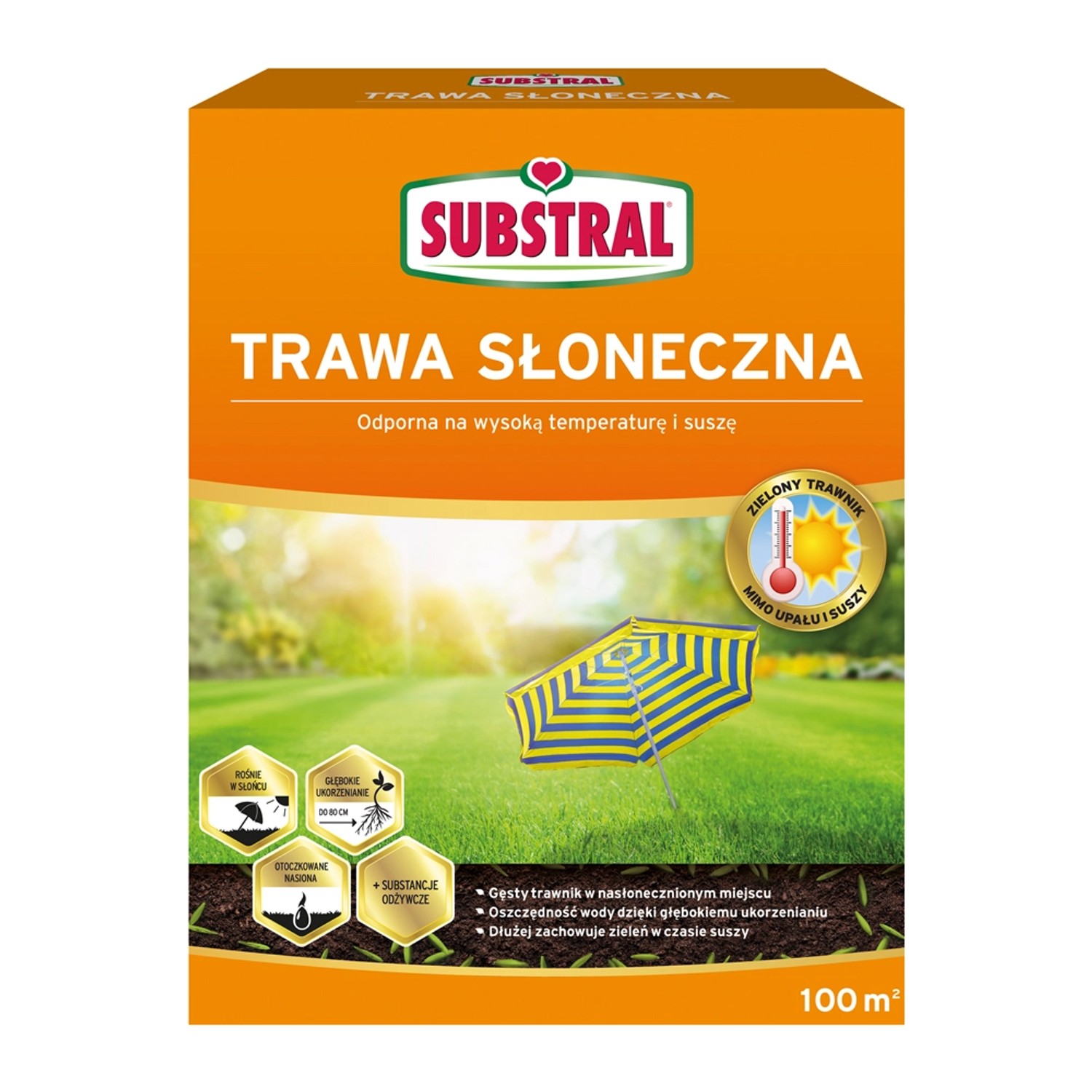SUBSTRAL Mieszanka traw Trawa słoneczna 2,25 kg