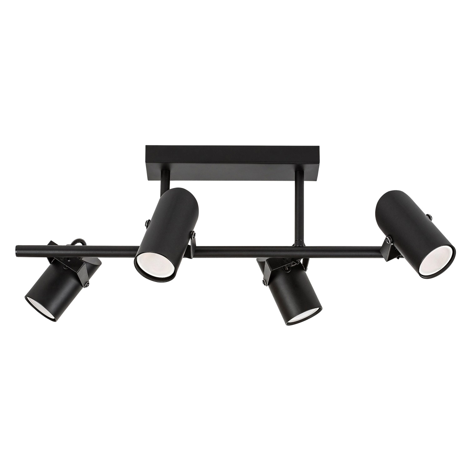 Rabalux Lampa sufitowa Maximillian 4x25W GU10 czarna