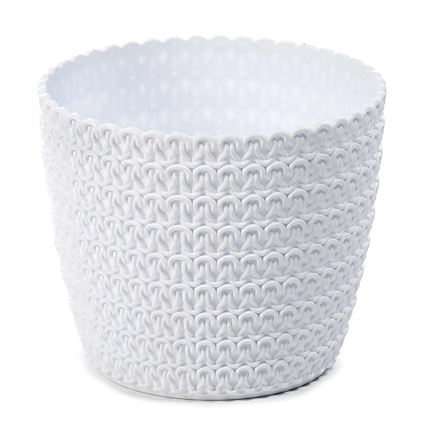 Osłonka Magnolia Jersey biała - śr. 19 cm