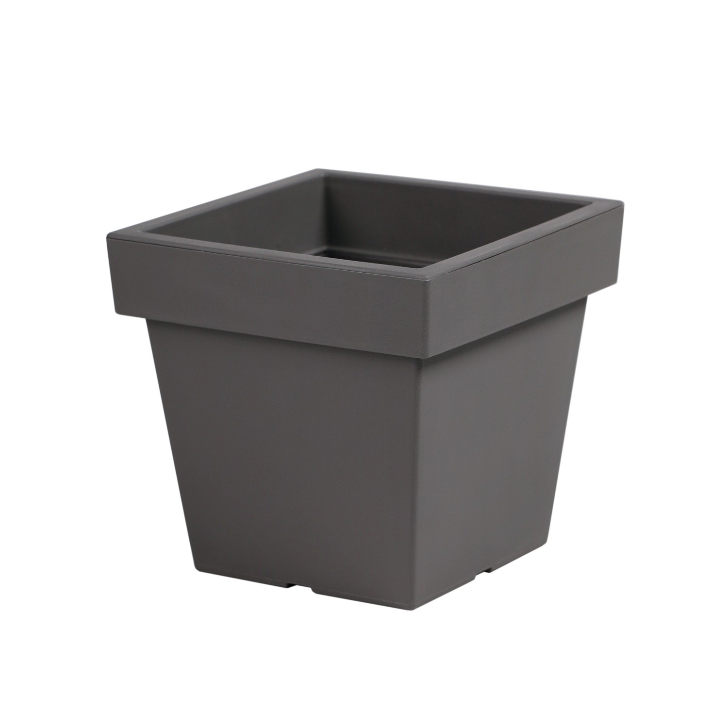 Doniczka Lofly Low kamienny szary 23,4 cm, poj. 8L