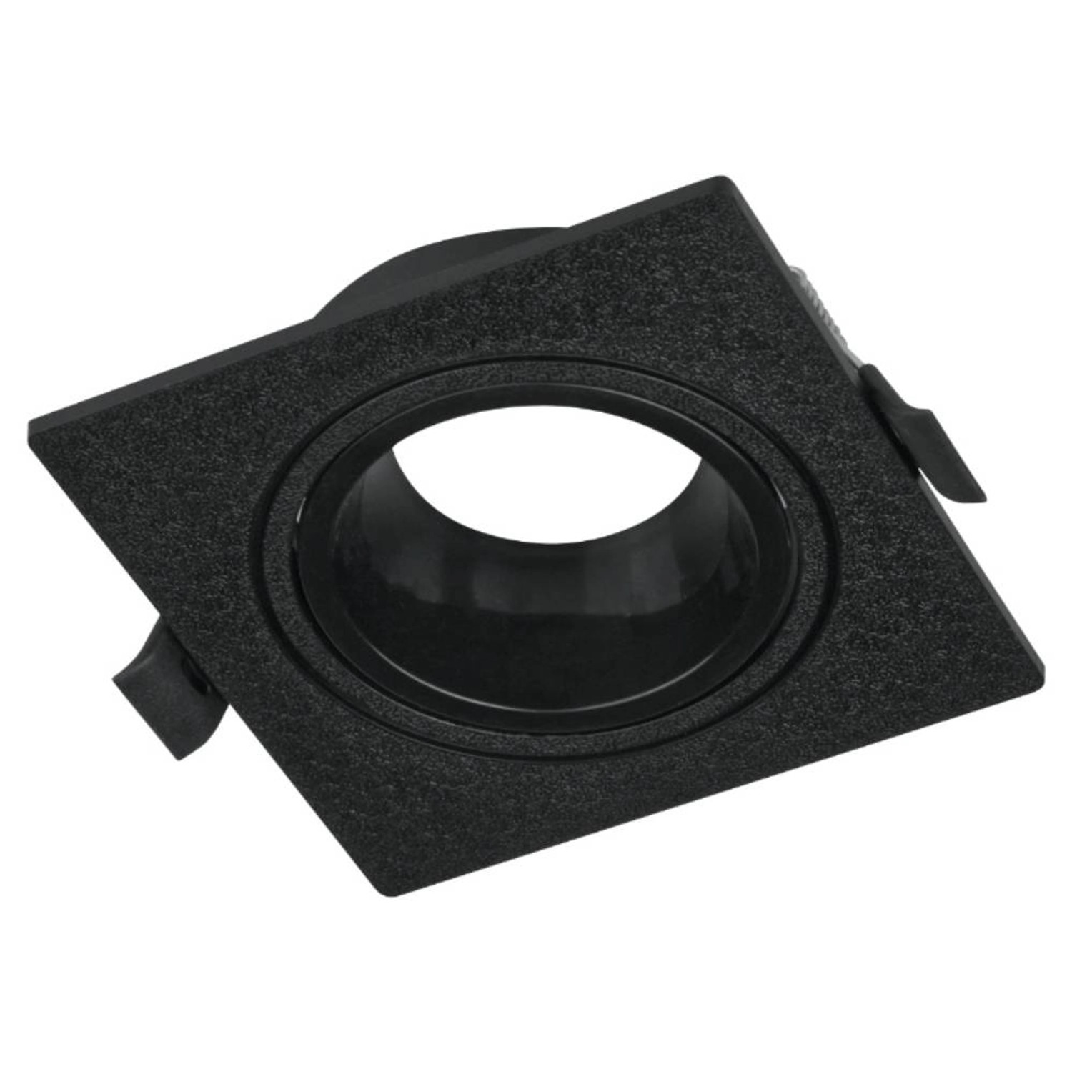 DPM Ramka do oprawy ruchoma GU10/MR16 natynk. kwadrat czarna