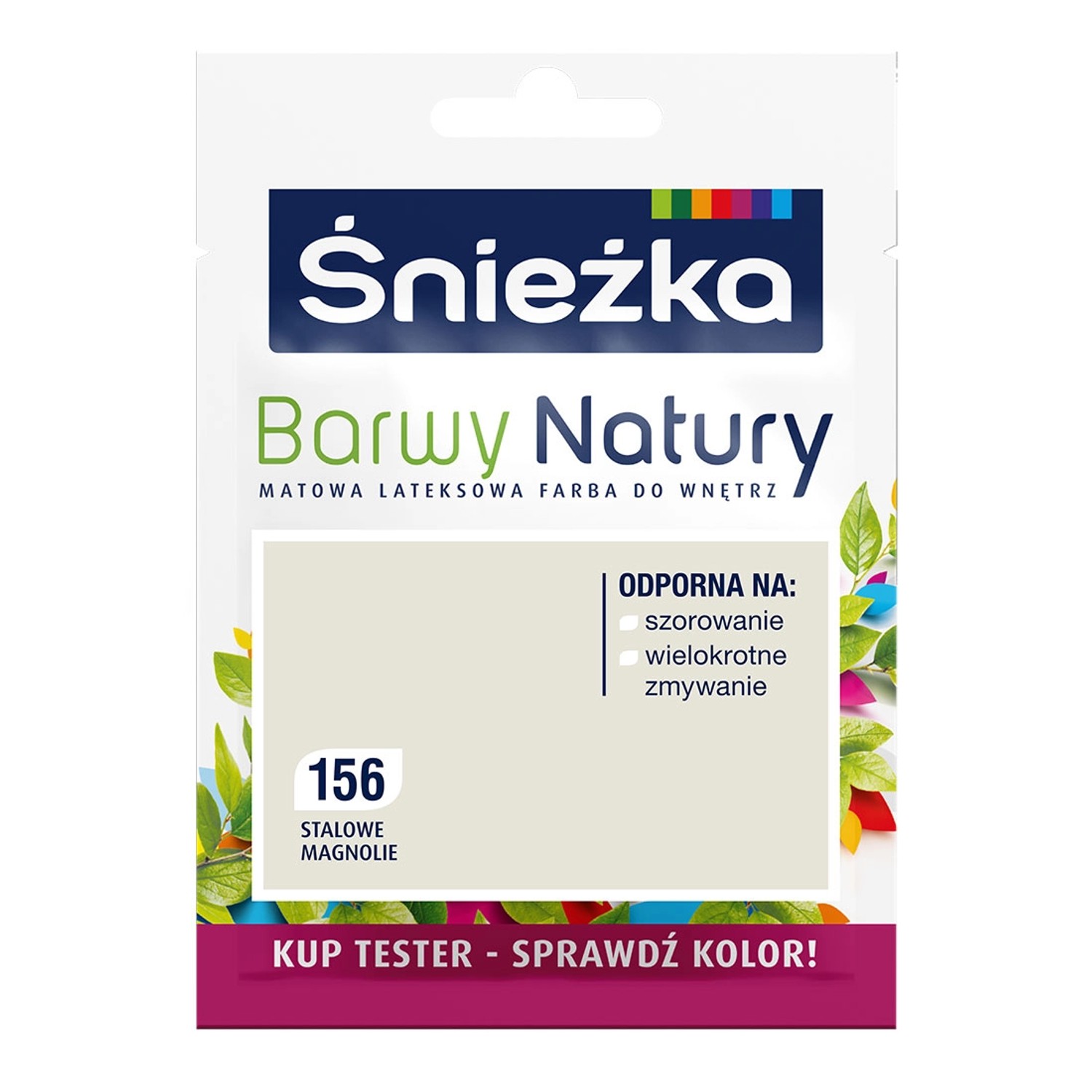 Tester farby Śnieżka Barwy Natury stalowe magnolie 25 ml