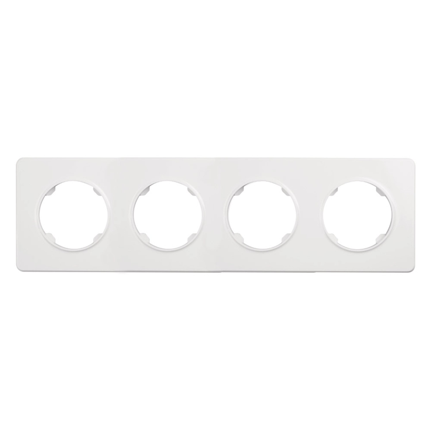 Electromalt Ramka Oval 4-krotna biała