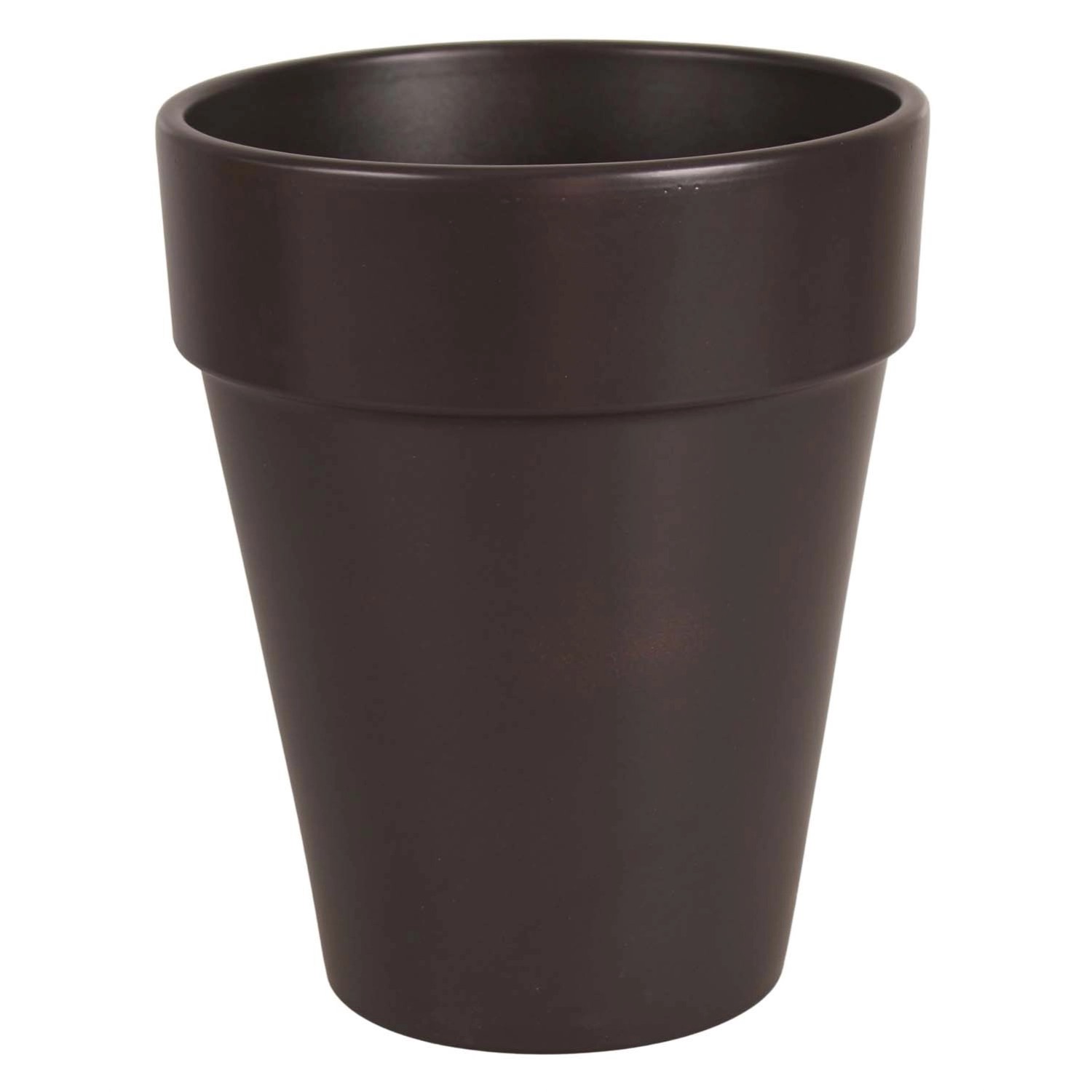 Donica terakotowa XL antracytowa - 21 x 25 cm