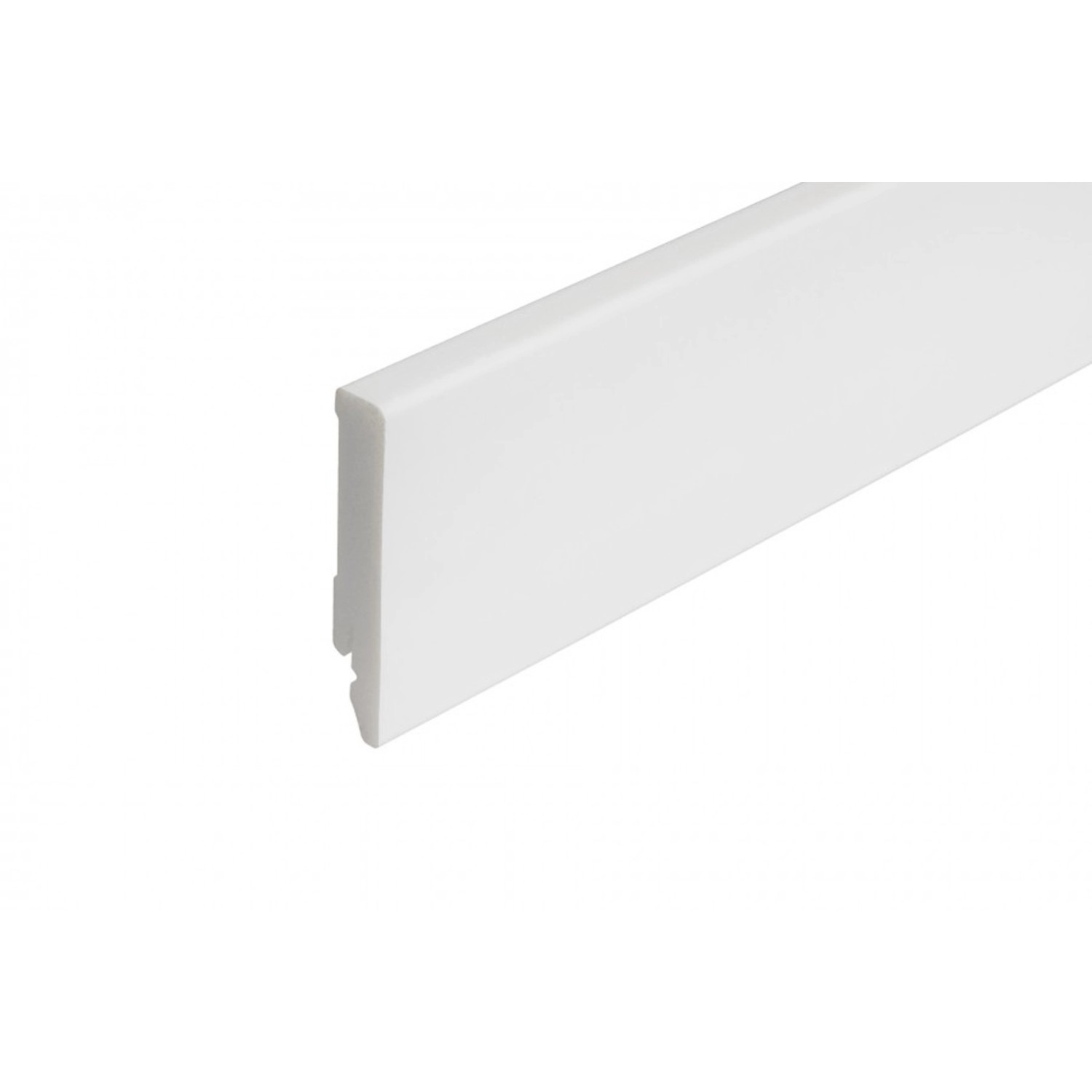 Cezar Listwa przypodłogowa XPS Intense 80 mm Biały