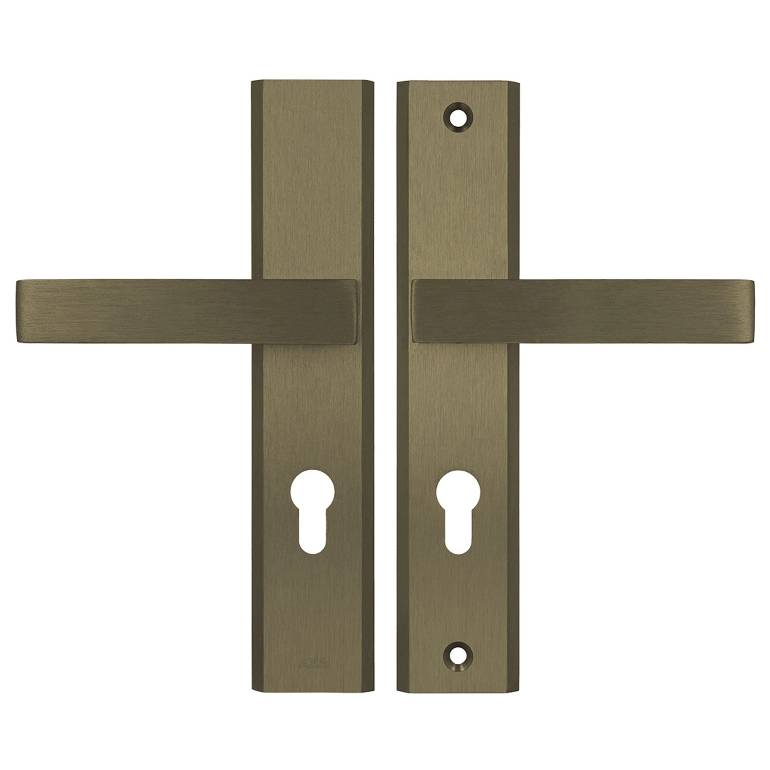 Klamka do drzwi zewnętrznych Haga stare złoto