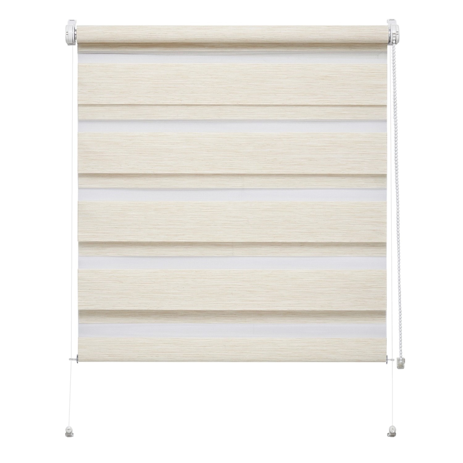 Mini roleta ZEBRA NATURE Dzień/Noc kremowa 68 cm x 215 cm