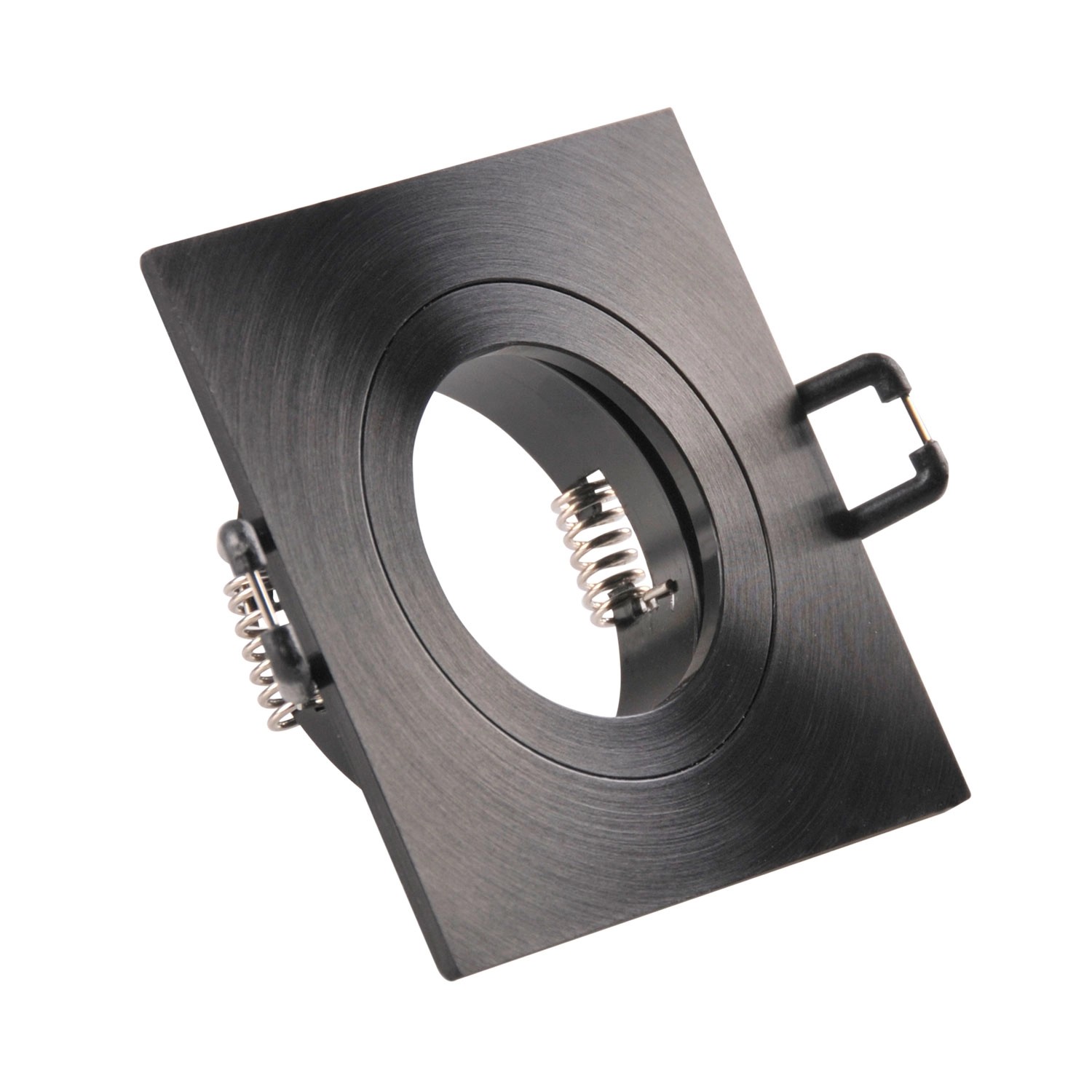 Goldlux Oprawa podtynkowa FEBE kwadratowa czarna z oprawką GU10