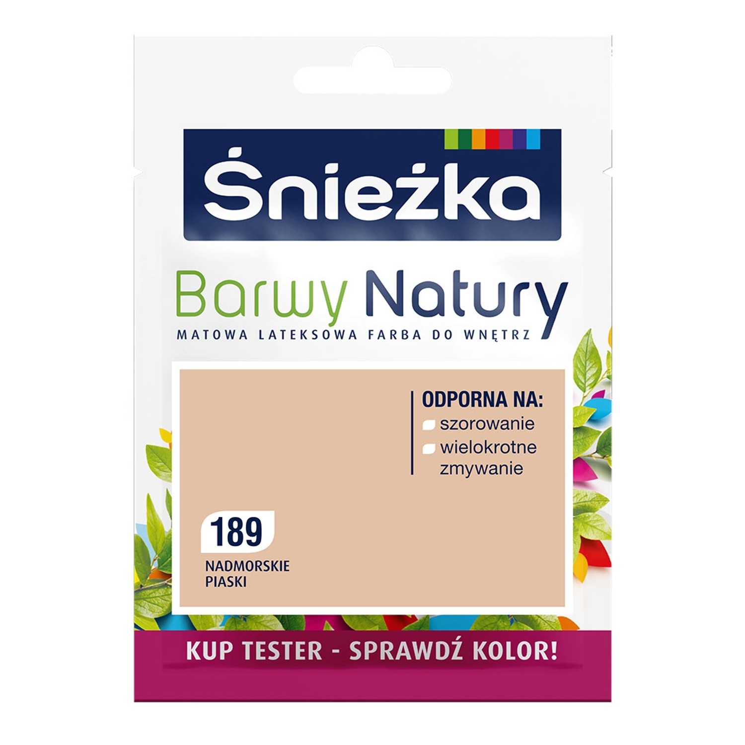 Tester farby Śnieżka Barwy Natury nadmorskie piaski 25 ml