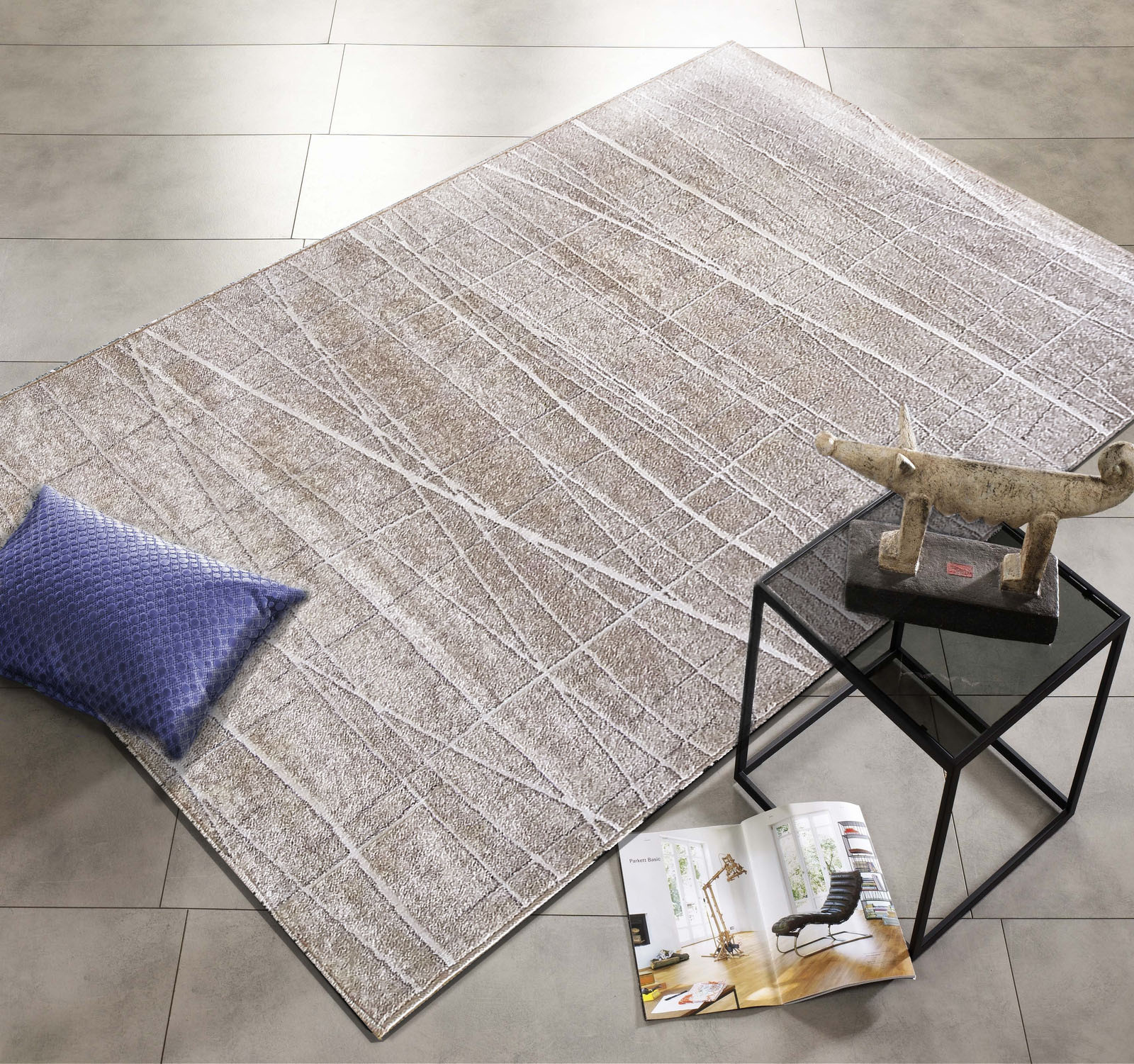 Stylowy dywan Ombre 05 - beżowy