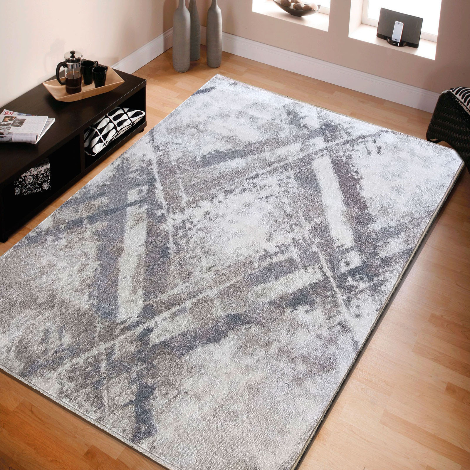 Szary dywan nowoczesny Venice 09 - beżowy